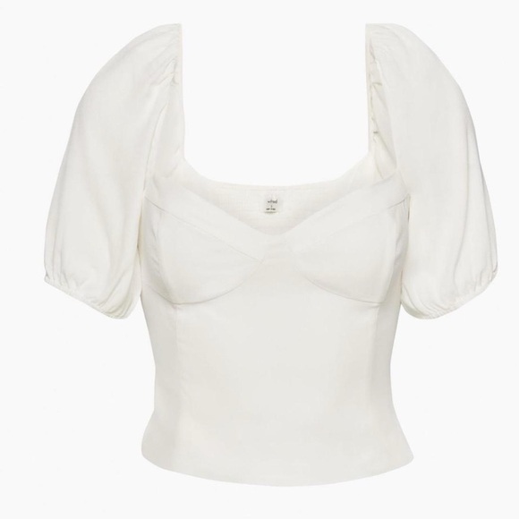 Aritzia Short Sleeve Novella Top - Picture 1 of 2